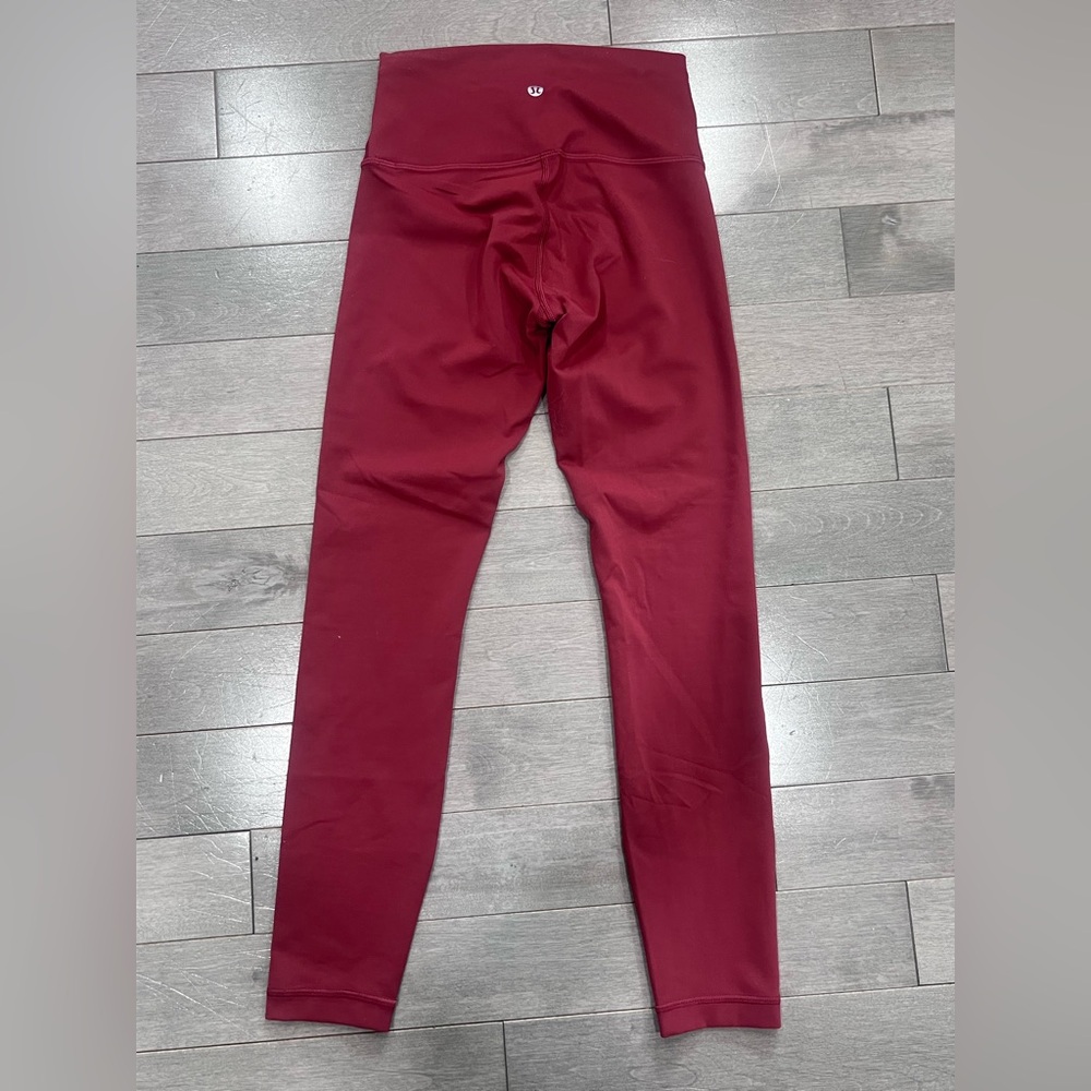 Lululemon Wunder Train High-Rise Tight 31”, Red/Rust